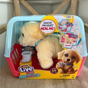 Little Live Pets Ouchies Cooper Golden Retriever interactive Hot Holiday Toy NEW